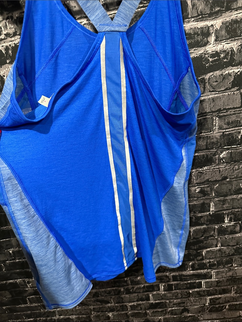Athleta Blue Layered Racerback Tank Top - Picture 5 of 5